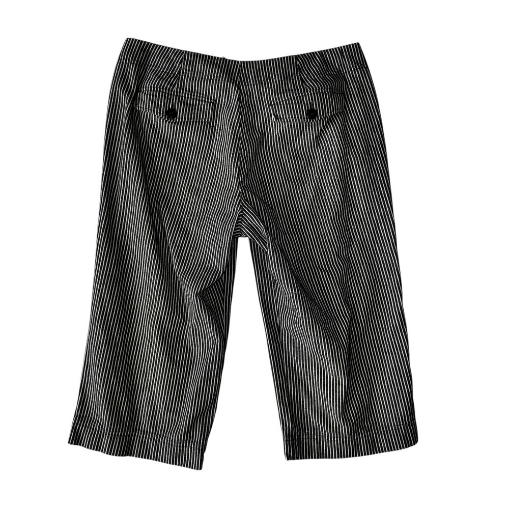 Larry Levine 12 Navy & White Sailor Style Capris - Picture 2 of 4